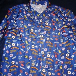 San Diego Padres Aloha Hawaiian Beach Shirt XL